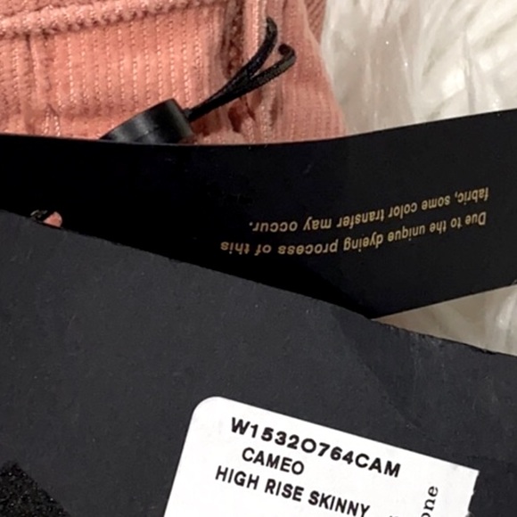 🤩NEW • Rag & Bone • High Rise Skinny Corduroy Jean | Sz 28 - Picture 4 of 6